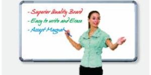 Porcelain Enameled Steel Surface White Board