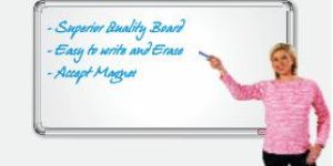 Resin Coated Steel Surface White Board