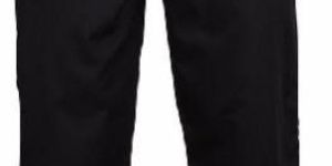 BLACK-DRAWSTRING CHEF PANTS