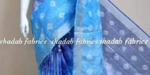 Linen Saree Sebori Print Sarees
