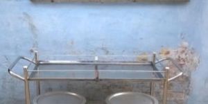 Stainless Steel Food Serving Trolley