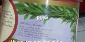 Herbal Tea Packaging Tin Container