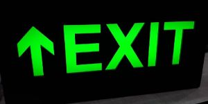 LED Exit Sign Board
