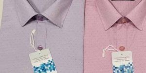 Synthetic Polca Dots Formal Shirt