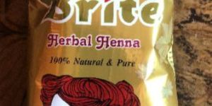 BRITE HERBAL HENNA 100g, PILLOW POUCH PACKING