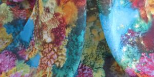 Poly. Chiffon Printed Fabric