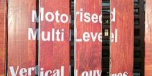 Motorized Vertical Louvres