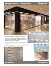 Transparent PVC Rolling Doors