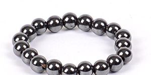 Magnetic Hematite 6 Mm Beads Bracelet