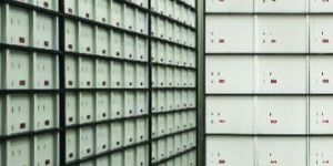 Safe Deposit Locker Cabinet