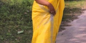 Linen by Linen Silk Saree