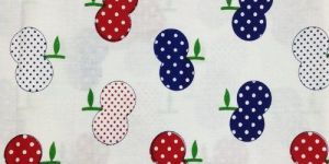 Apple Print Cotton Nursery Print Fabric