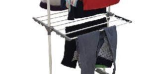 Single Pole 3 Tier Cloth Drying Stand (Grey)