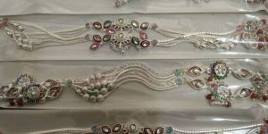 Fancy Silver Anklets