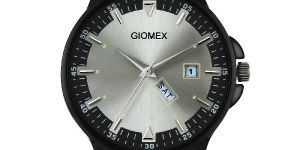 Giomex GMA-10203 Black Day and Date Watch - For Men