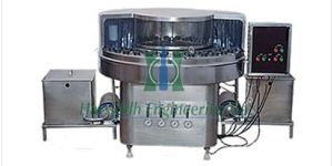 SEMI AUTOMATIC ROTARY BOTTLE WASHING MACHINE