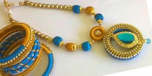 Silk Thread Jewellery Set