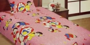 Cotton Printed Single Bed Sheets
