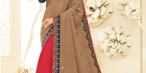Well Formed Brown Casual Sarees