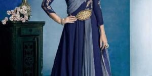 Unstitched Party Wear Suit