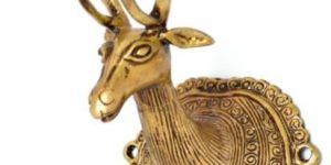 Brass Deer Head Wall Hangings