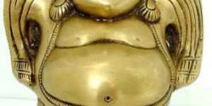 Brass Laughing Buddha Statue