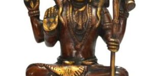Brass Shiva Sitting Statue