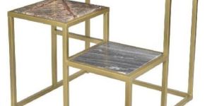 Axton Stone Iron Table