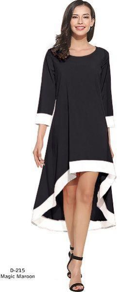 D-220 Magic Black Western Dress