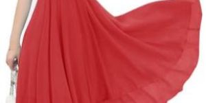 D-38 Burger Red Western Dress