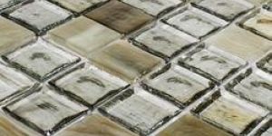 Gold and Silver Mosaic Tile