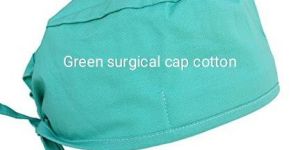 Green Cotton Surgical Caps