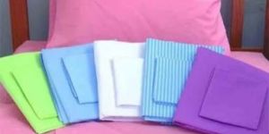 Hospital Bed Sheets with Pillow Cover