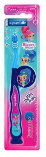 aquawhite SHIMMER & SHINE Jiggle Wiggle Toothbrush