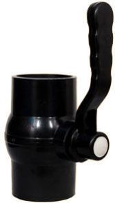 PP Ball Valve MS Handle