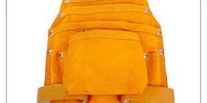 LEATHER CARPENTER NAIL TOOL BAG