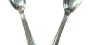 Silver Coated Plastic Spoons