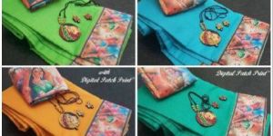 Kalamakari Silk Saree