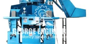 CONCRETE INTERLOCK BLOCK MAKING MACHINE