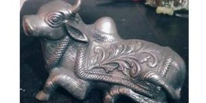 Nandi Aluminium Statue