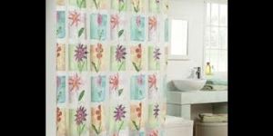 Translucent Printed Shower Curtain