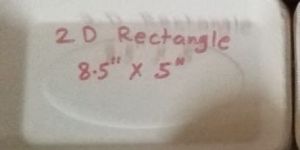 Thermocol Rectangular Plates