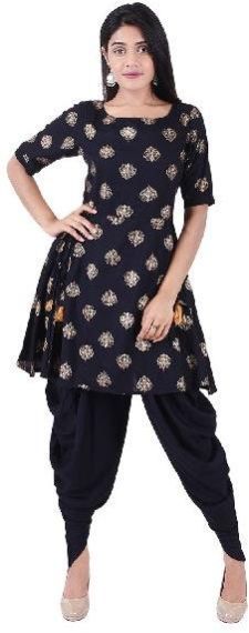 Rayon Dhoti Set