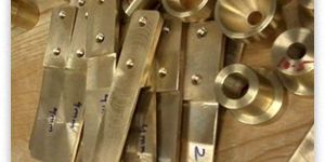 BAR LEDGES PLATE BRASS