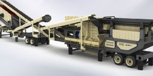 Mobile Construction Waste Crushing Plant