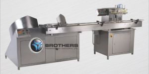 Automatic Four Head Air Jet Cleaning Machine with Bottle Unscrambler