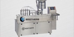 Injectable Volumetric Liquid Vial Filling And Rubber Stoppering Machine