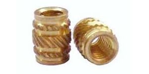 Brass Inserts Knurl Double Groove