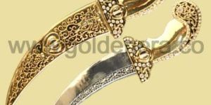 Gold Plated Kirpans