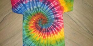 HANDMADE TIE DYE SPIRAL T-SHIRT